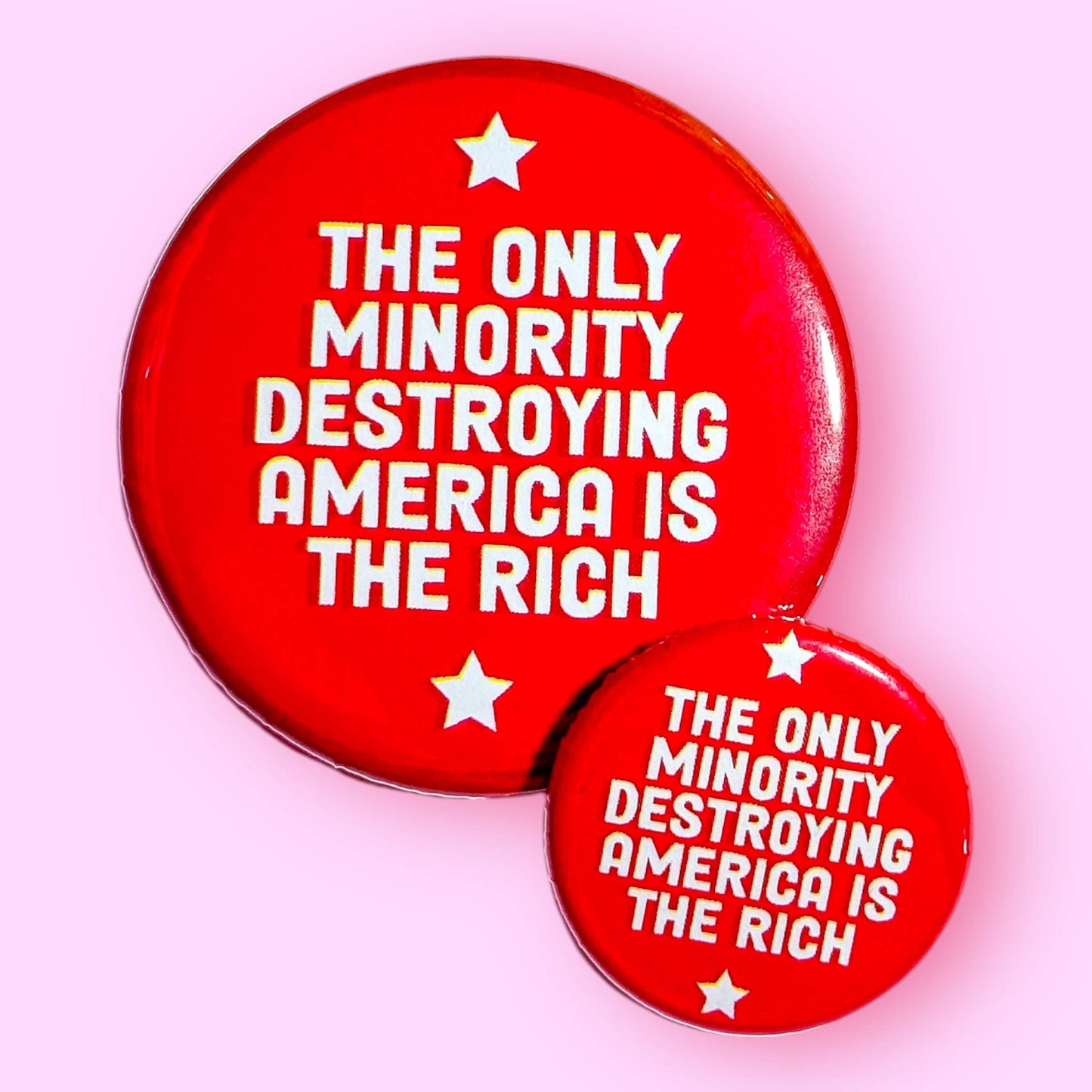 The Hissin' Kitten - The only minority destroying America Button