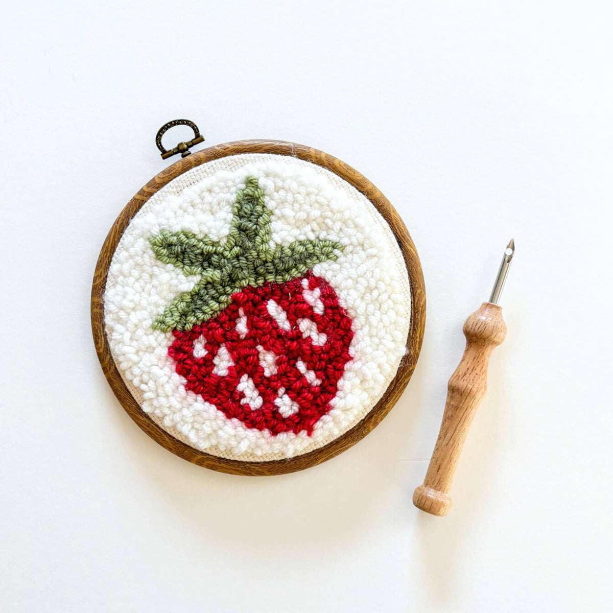 The Urban Acres - Strawberry Punch Needle Kit