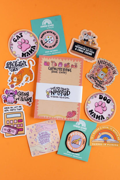 Natterdoddle - Mercury Is In Gatorade Again Sticker Glitter Vinyl Funny