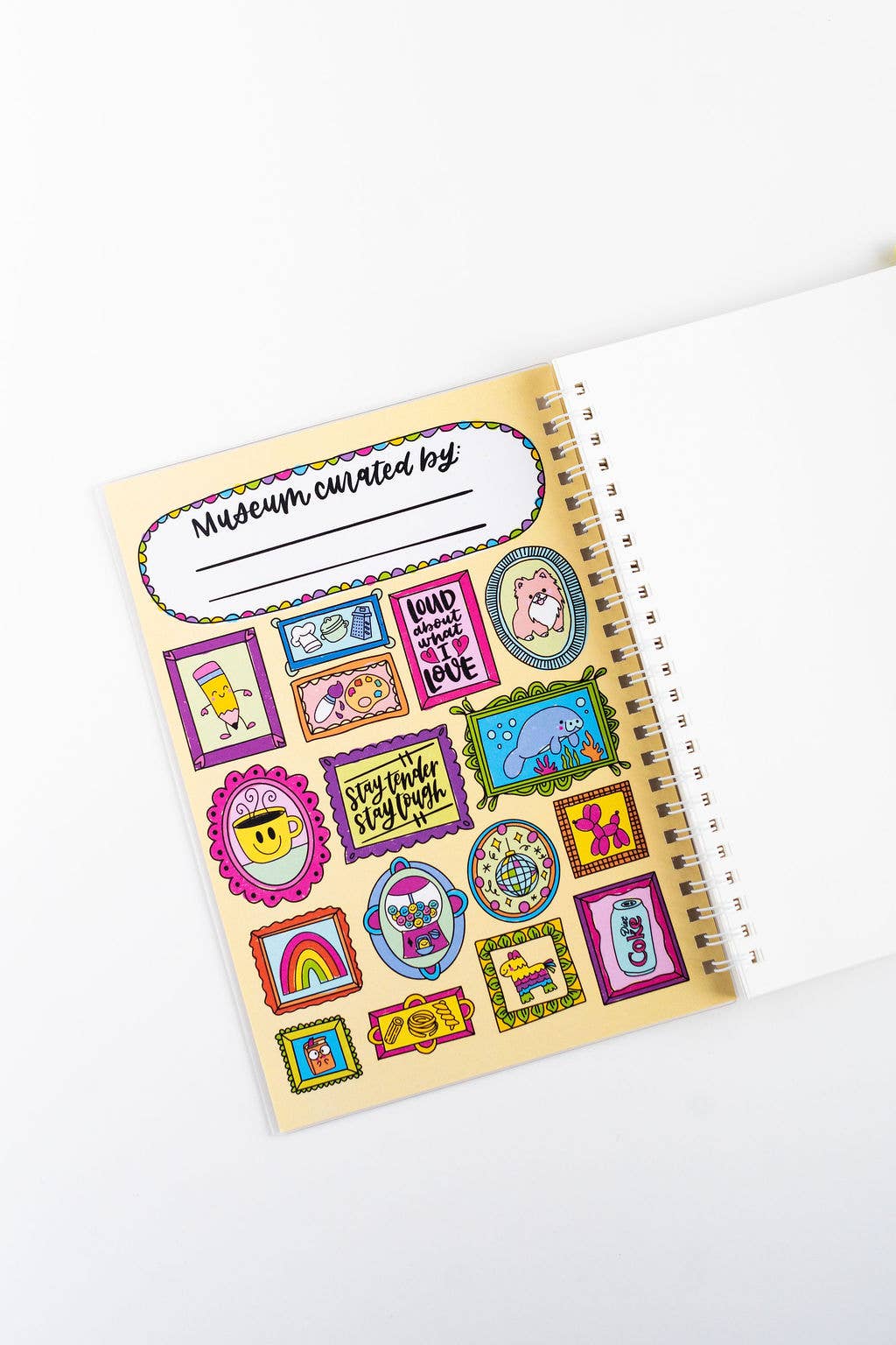 Natterdoodle - Sticker Museum Album – Reusable Sticker Storage Book