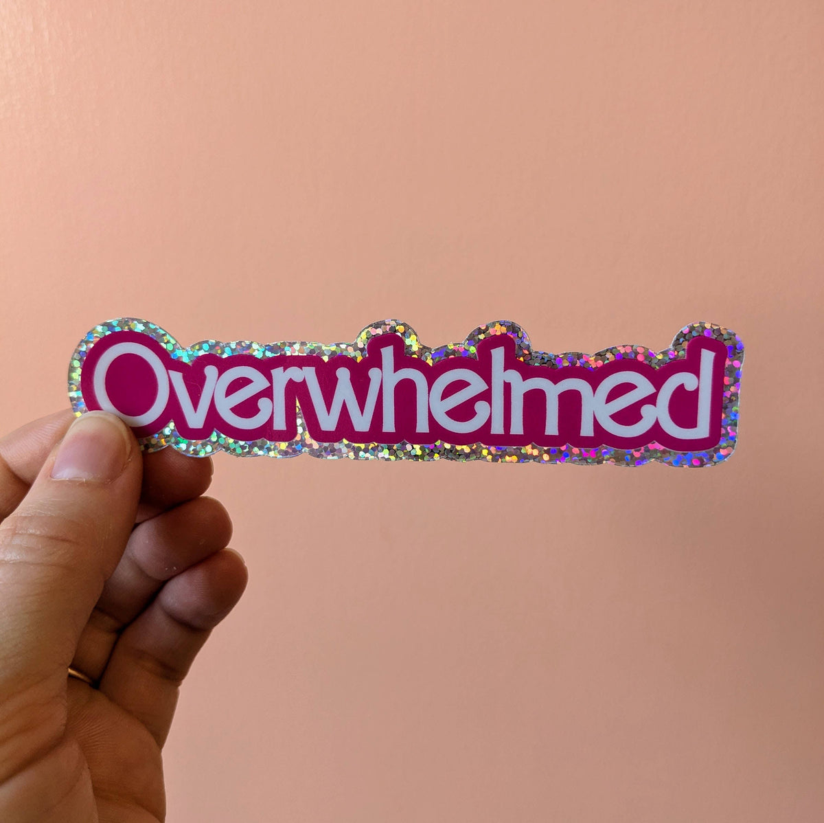 Ghost Poppy - Overwhelmed Sticker