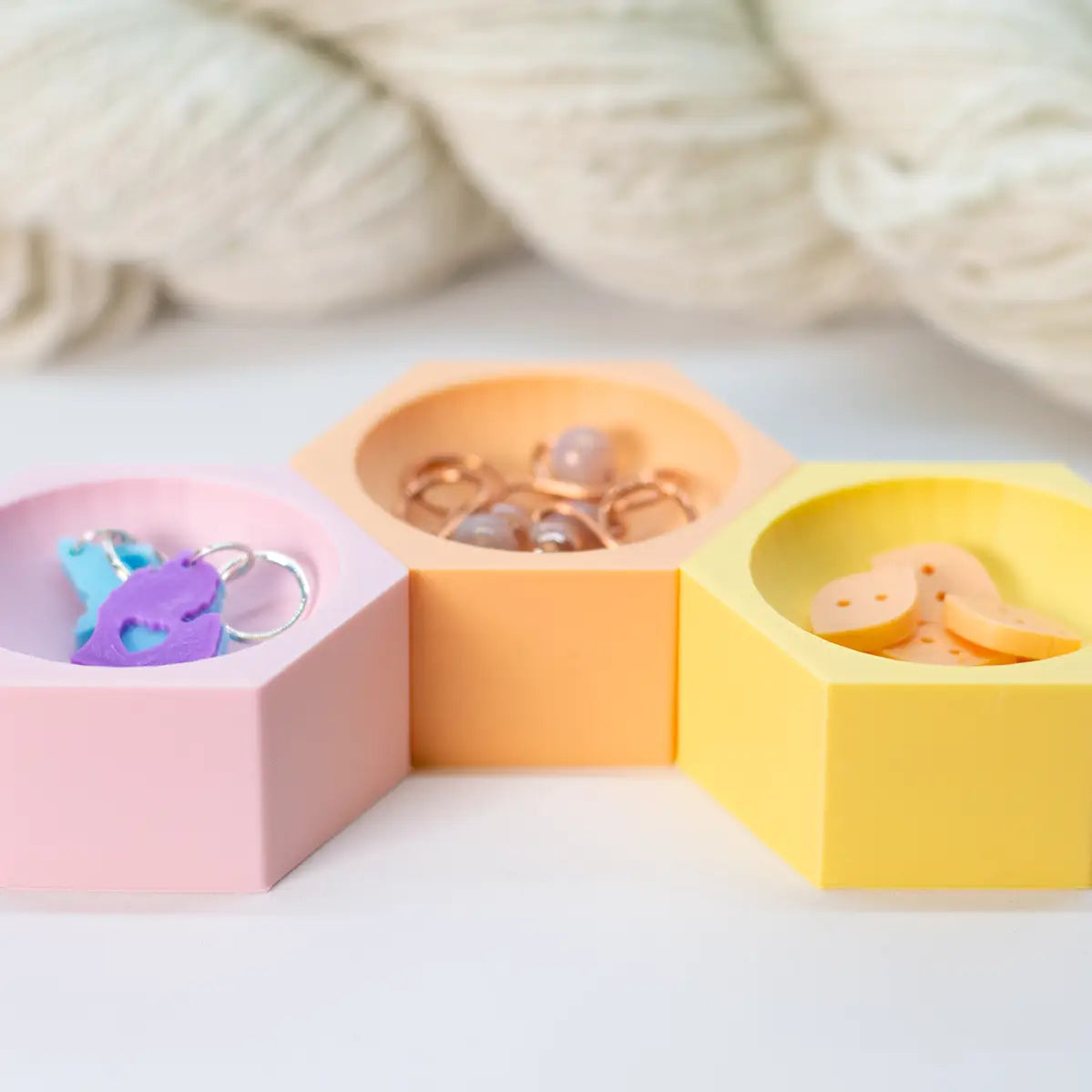 Blue Bird Makery - Hexagon Notions Dish Set