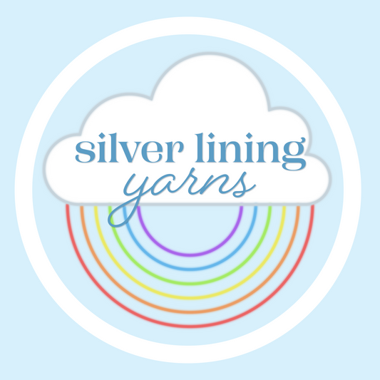 Silver Lining Yarns Rainbow Logo Sticker
